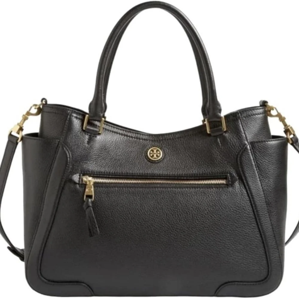 Tory Burch Black Francis Satchel / Crossbody Bag